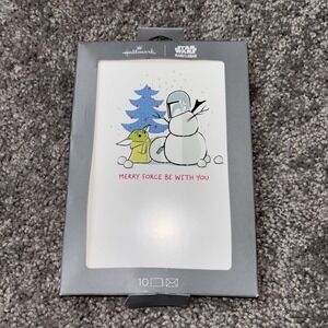 Hallmark Star Wars The Mandalorian Merry Force Be With You Christmas Cards 10 Ct